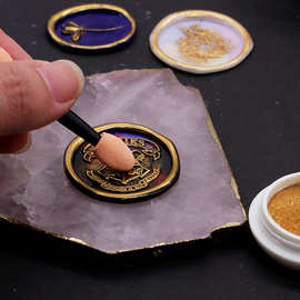 火漆印章金粉蜡粒工具闪光珠火漆粉膏装饰蜡印上色光粉套妖精之瞳