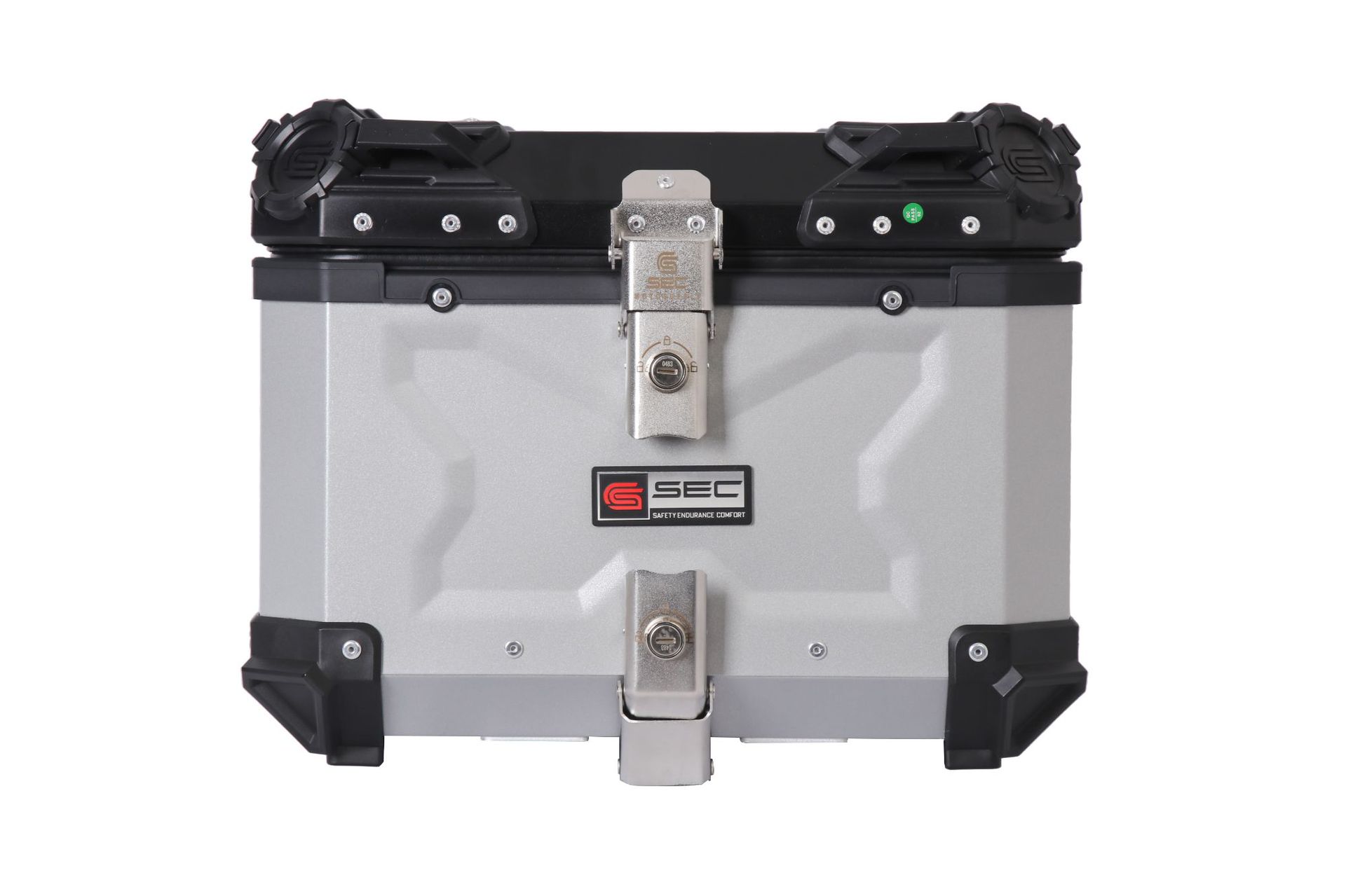 45LSEC extremo desmontaje rápido motocicleta aleación de aluminio caja trasera coche eléctrico caja lateral caja de almacenamiento impermeable