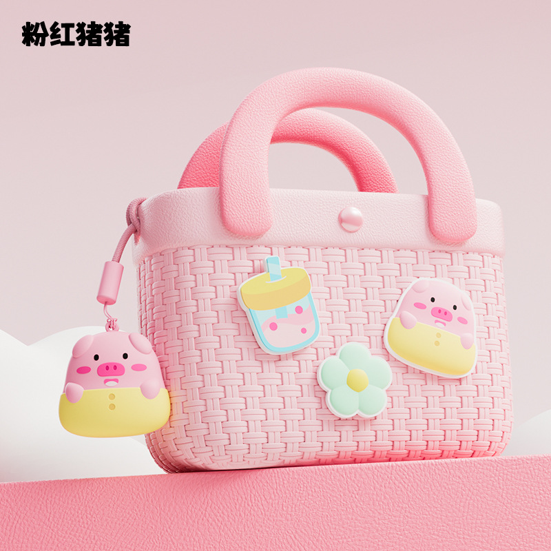 Nuevo bolso de bambú tejido de dopamina para niños divertidos lindos animales bolso de mochila para niños bolso de cambio regalo de vacaciones