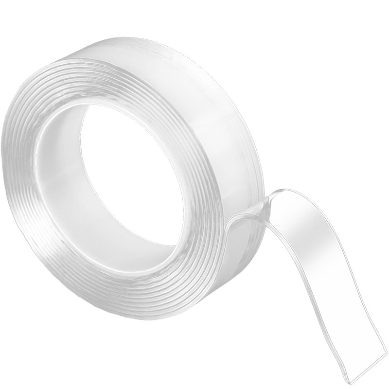 Venta directa de fábrica de nano cinta acrílica de alta transparencia, gancho adhesivo lavable impermeable de alta viscosidad, nano sin costuras cinta de doble cara