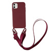 Apple, silica gel shoulder bag, strap, iphone15, phone case, 14promax