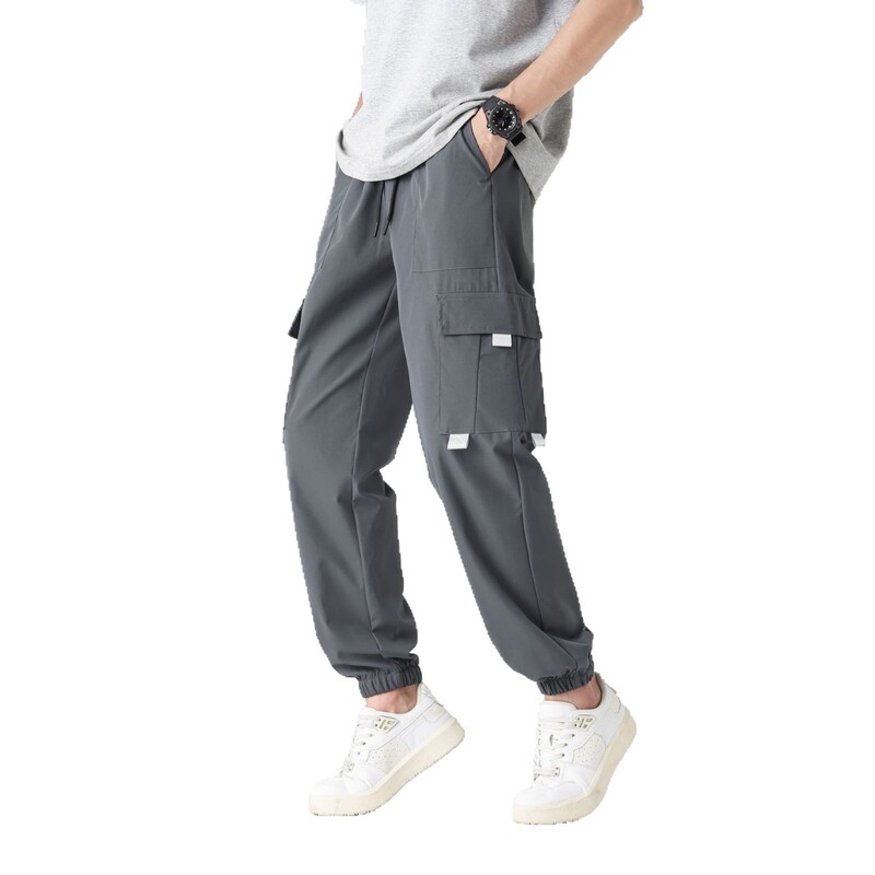 Amazonの人気のクロスボーダーメンズカジュアルパンツ、ルーズオーバーオール、ジョギングスウェットパンツ、人気のアウトドアレギンスパンツ|undefined