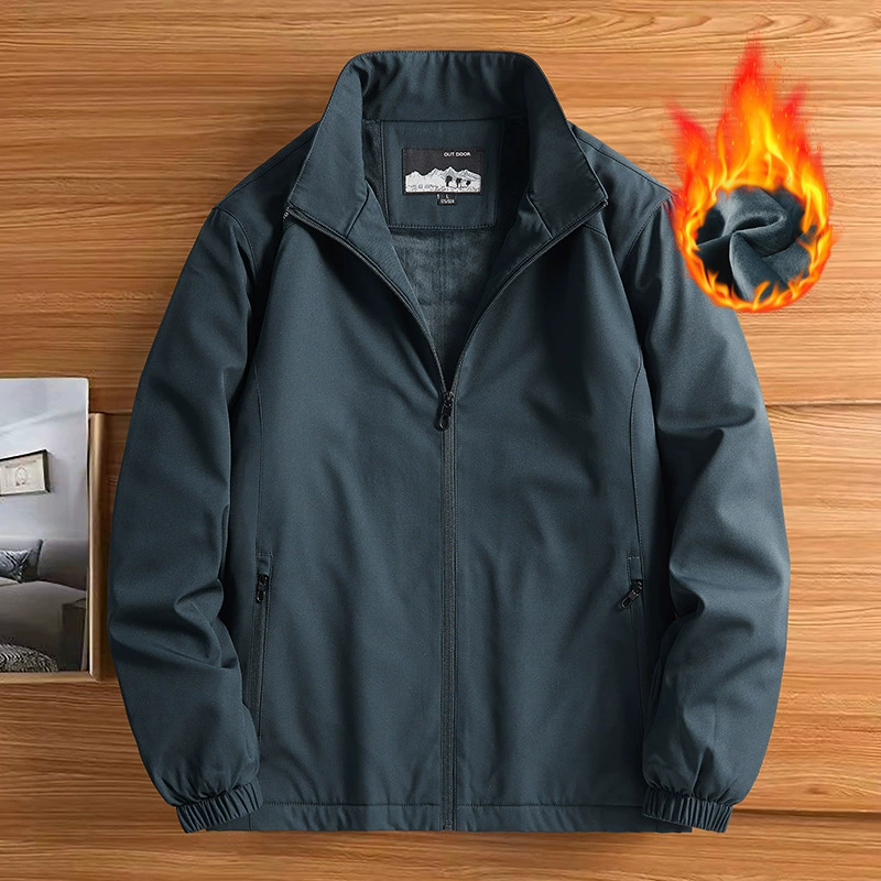 Мужская куртка осенне-зимняя молодежная верхняя одежда мужская свободная повседневная молодежная ветровка большого размера из утолщенного хлопка верхняя одежда мужская