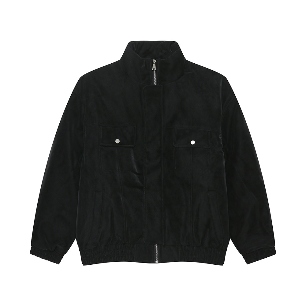 MTLCLOTHES Hombres| Nuevos productos de otoño de estilo americano 90% de algodón blanco a prueba de frío de collar de trabajo de algodón abrigo de moda