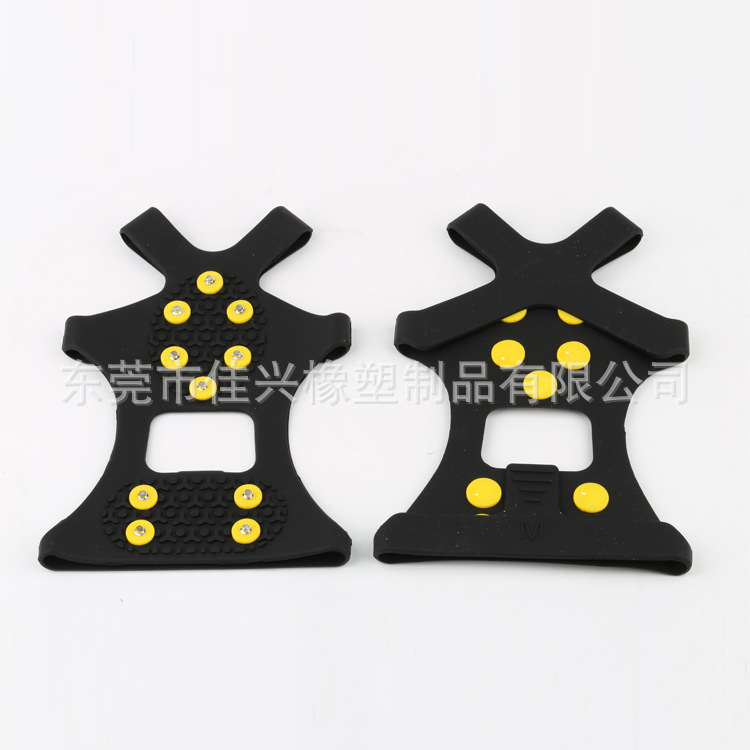 실리콘 10 손톱 노란색 발톱