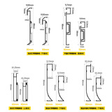 Металлическая светодиодная лента, светодиодная накладная встраиваемая лампа, подсветка пола из нержавеющей стали