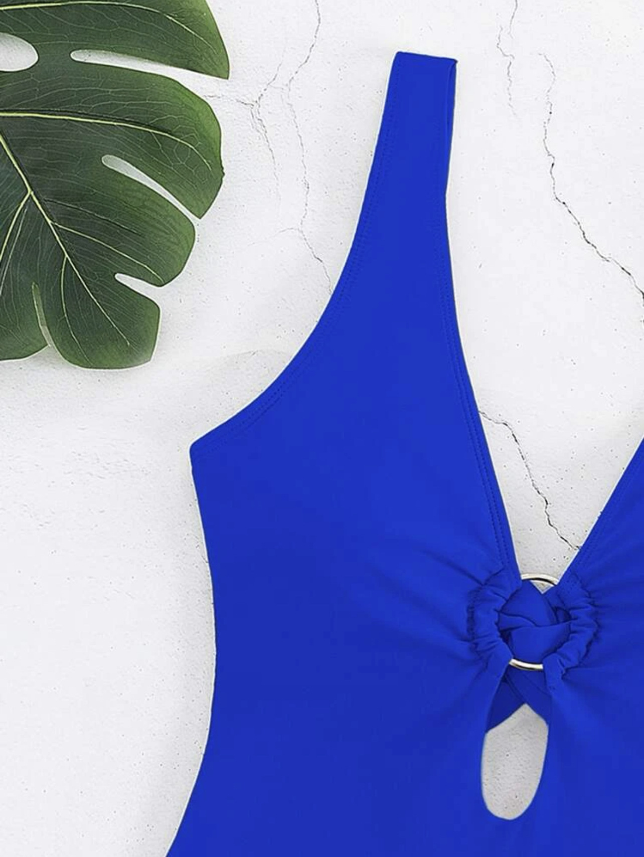 182g Weight Sleeveless Sleeve Length Spandex, Polyester Fabric Type Short Top Length One-pieces Tops Type Holiday Occasion V Neck Neckline Comfort Function Regular Fit Fit Type Solid Color Pattern Women's Gender Beach, Simple Style Style Women's Beach Simple Style Solid Color One Piece Swimwear 12