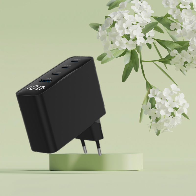 Gan100W Multi-Port Gallium Nitride Charger Digital Display Fast Charging Charger Mobile Phone Laptop Charging Head P