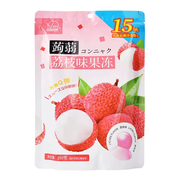 6 Litchi flavor jelly 160 (about 13)