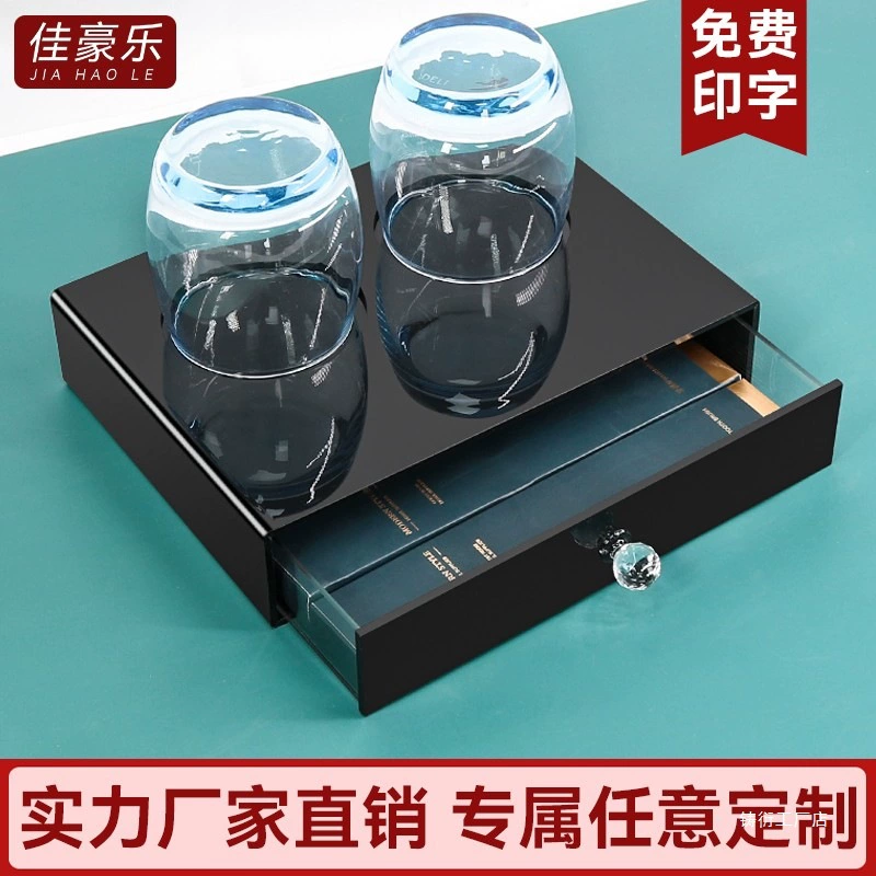 Коробка для зубных щеток в отеле, коробка для расходных материалов в ванной комнате гостиничного номера, коробка для хранения туалетных принадлежностей по индивидуальному заказу, акриловая коробка