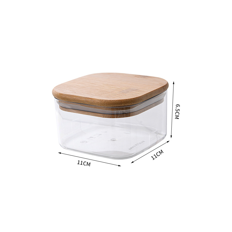 Latas selladas Cocina doméstica Granos integrales Caja de almacenamiento a prueba de humedad Latas selladas transparentes de grado alimenticio al por mayor para alimentos