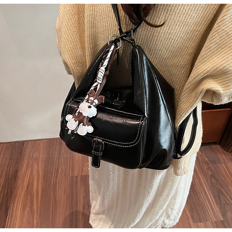 Mochila retro europea y americana 2024 invierno nuevo estilo de moda bolso de mujer Meilade estilo universal bolso de mujer de gran capacidad