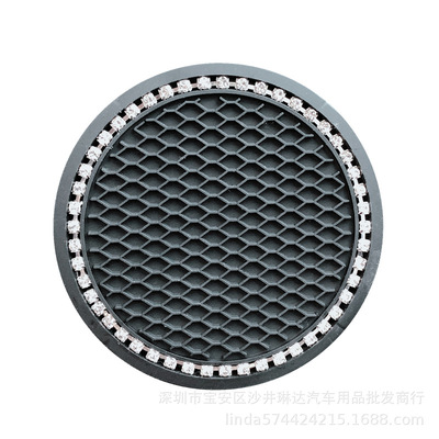 source factory automobile Diamond Water Coaster suit All automobile Coaster originality lovely Compartment mat vehicle