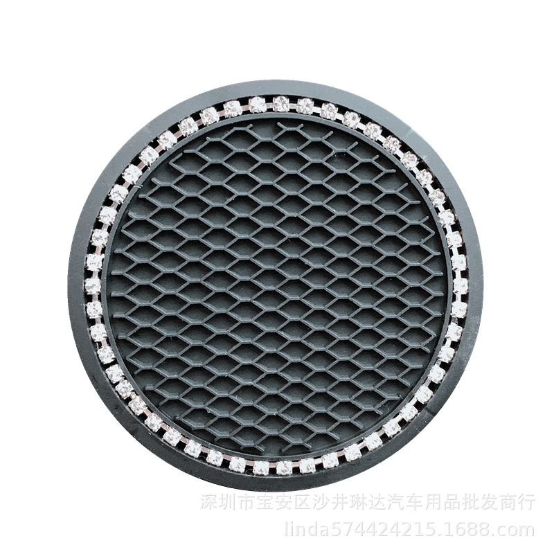 source factory automobile Diamond Water Coaster suit All automobile Coaster originality lovely Compartment mat vehicle