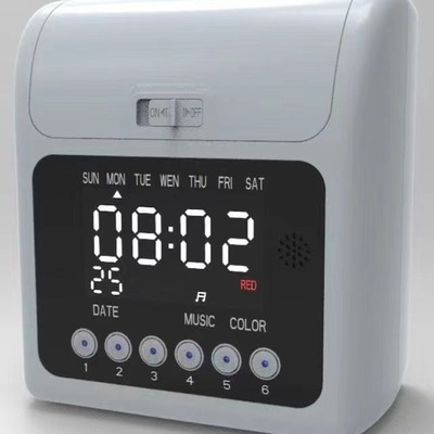 Пикап -машина микро -Компьютерная отключение электроэнергии, Punching Card Clock Love Baocheng Multi -Country Foreign Trade -Noodles Atmosphere Free Keys Clock