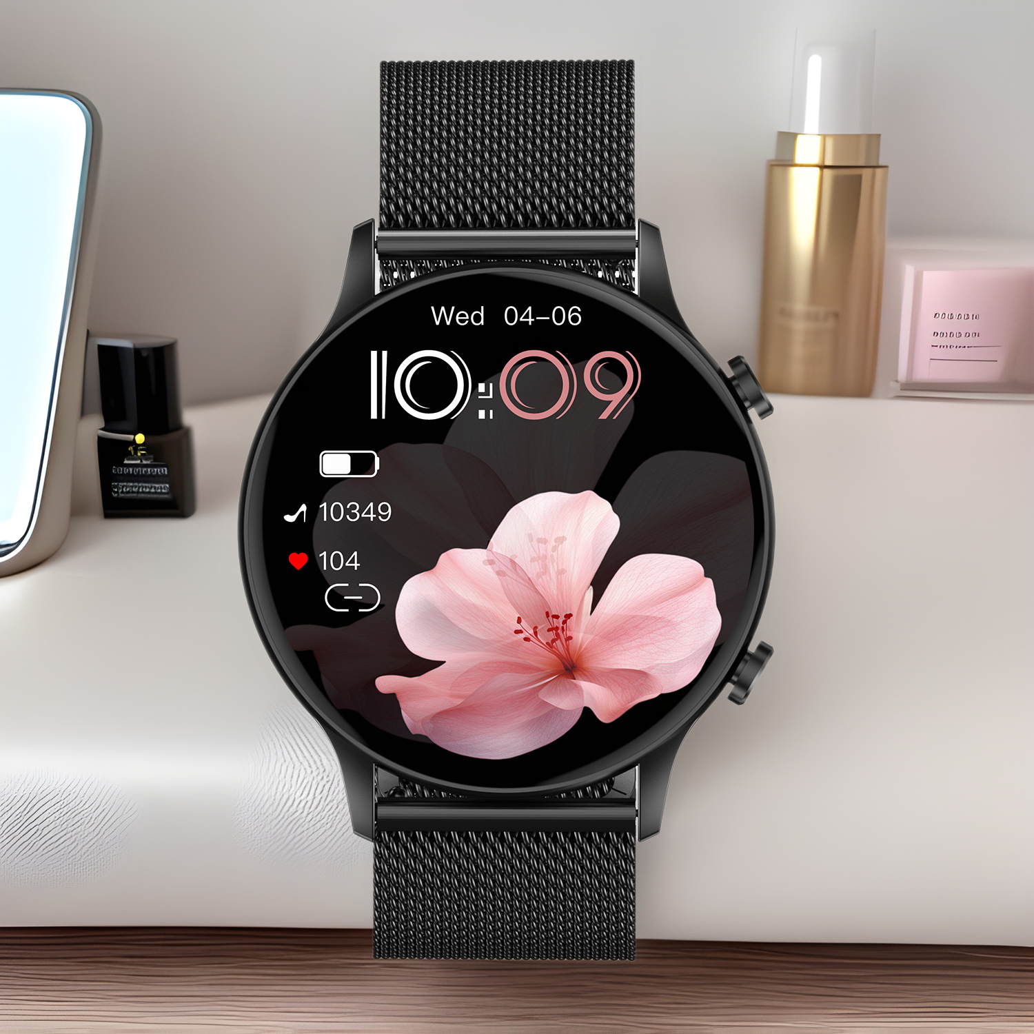 Новые женские спортивные умные часы 1.32" AMOLED, измерение кислорода в крови, здоровье, ультратонкие, Bluetooth‑звонки, женский браслет
