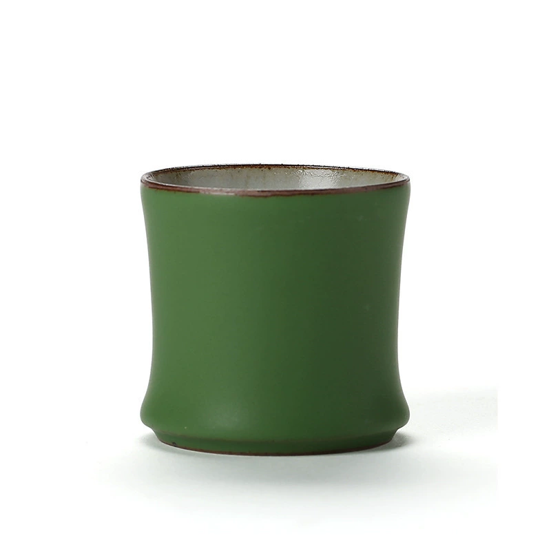 Tea Cup (Sansui) Ceramic, Bamboo‑Inspired Design, 60 ml, Creative Home Teacup