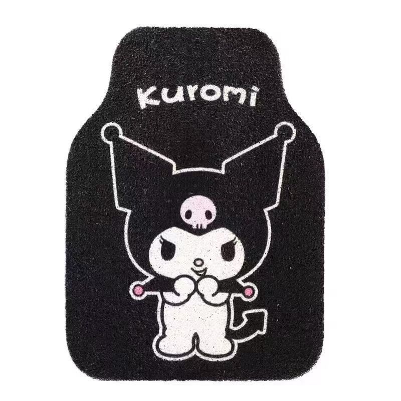 Car Foot Pvc Car Mat Cute Cartoon Cinnamon Dog Car Anti-Dirty Foot Mat Car Wire Ring Scraping Foot Mat