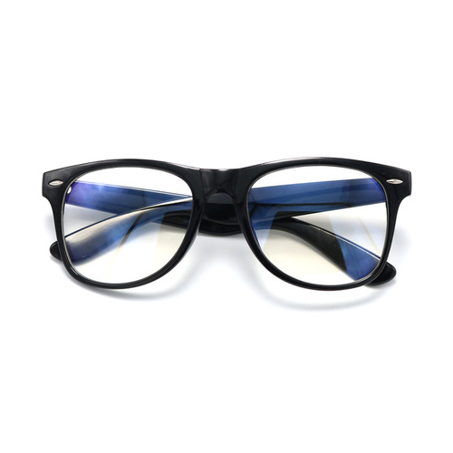Y1039K欧美复古黑框蓝光眼镜UV400透明眼睛框近视男女素颜平光镜