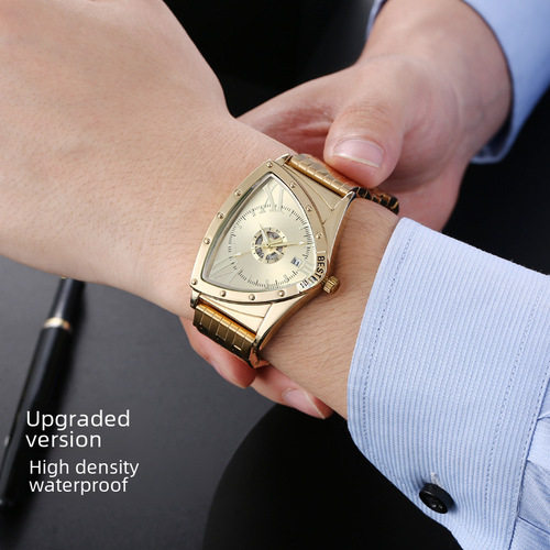 BESTWIN Triangle Men's Watch, Personality Watch for Men, Fashion Non-Mechanical Waterproof Men's Watch Wholesale