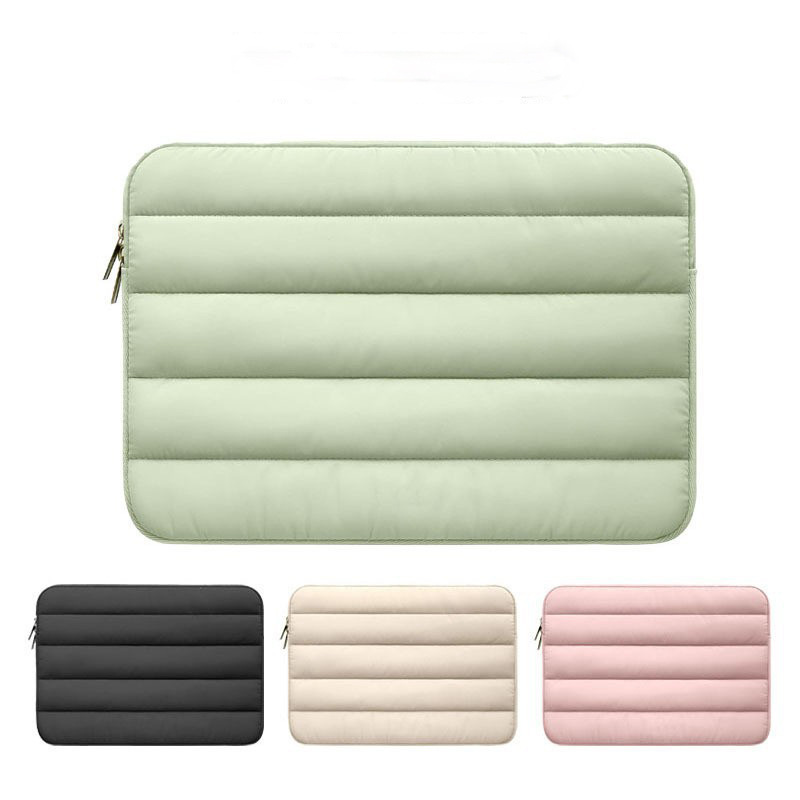 Amazon Cross-Border Puffy Laptop Sleeve Stylish Ultra-Light Portable iPad Storage Bag