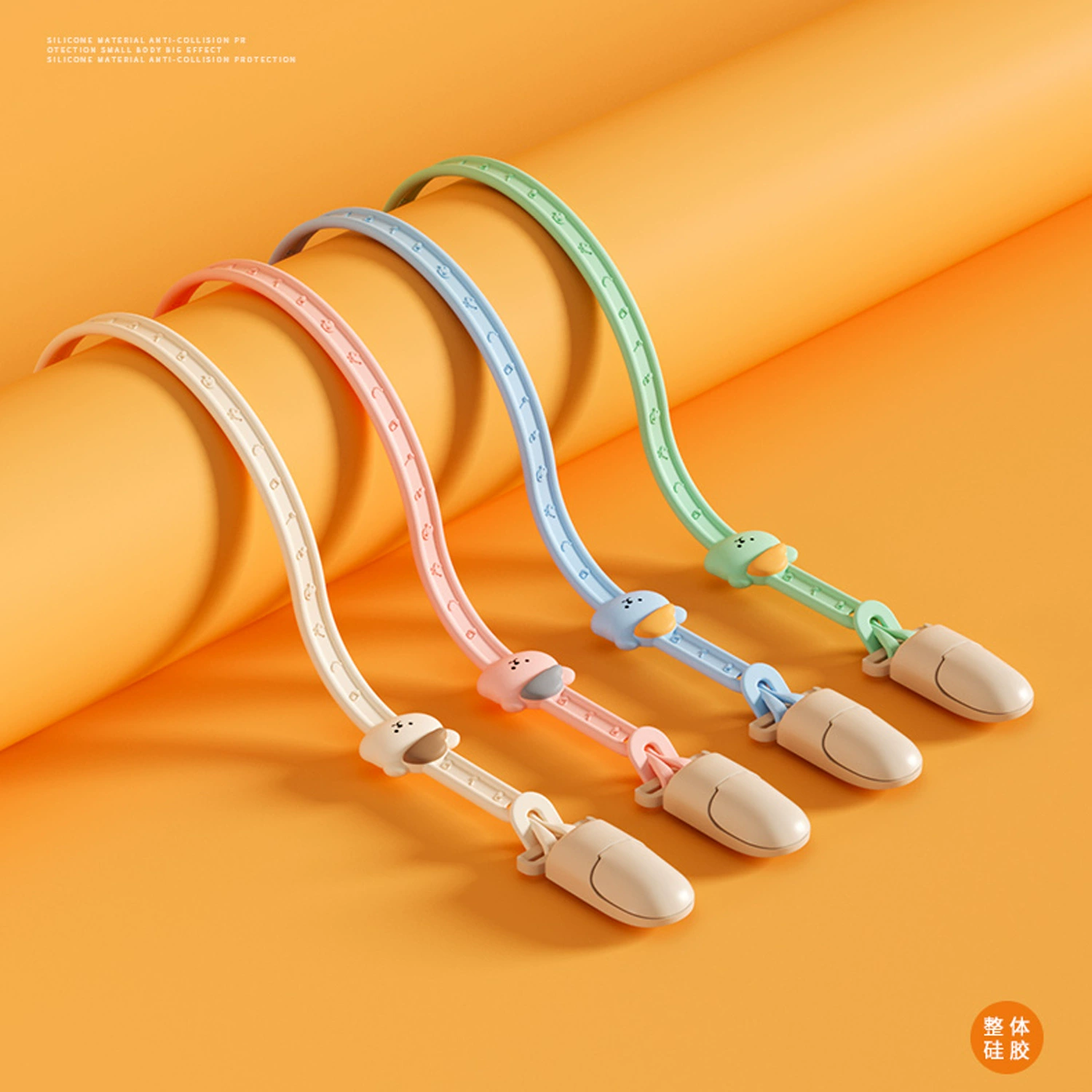 Шляпа Медведь с зажимом Силиконовая цепочка для сосков Детские зубы Гелевая игрушка Anti-lost с детской упаковкой Ниппель Anti-Rope