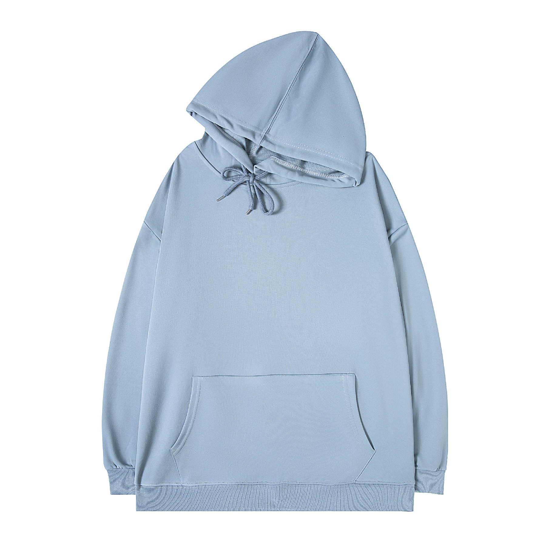 Sudadera con logotipo personalizado, sudadera con capucha y hombros caídos con texto impreso, chaqueta de manga larga para otoño e invierno, ropa de trabajo hecha a medida, camisa publicitaria bordada.