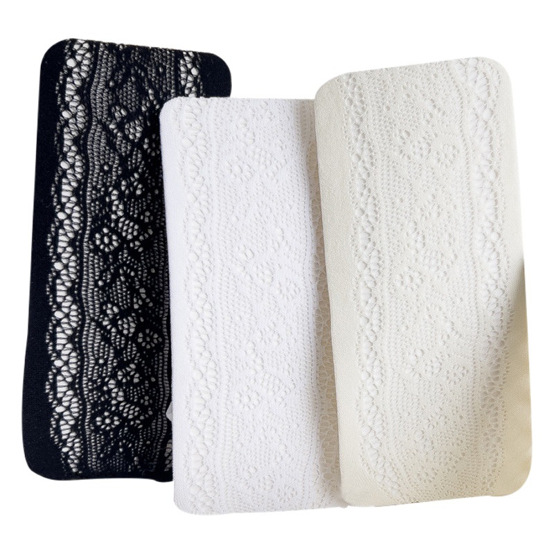 Calcetines de malla de encaje hueco lateral de estilo japonés delgado de verano en blanco y negro anti-enganche puro deseo estilo medias fabricantes lote