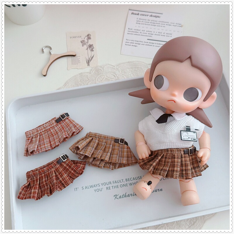 10cm Doll Clothes Zsiga Short Skirt Kitty Doll Clothes Pleated Skirt Uniform Skirt 1/6 Scale Bjd Doll Clothes 10cm Doll Clothes Zsiga Short Skirt Kitty Doll Clothes Pleated Skirt Uniform Skirt 1/6 Scale Bjd Doll Clothes