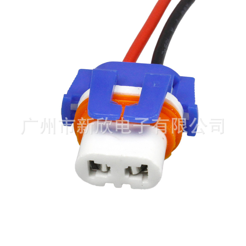 Enchufe de enchufe de luz antiniebla para automóvil H11 soporte de lámpara 9005 9006 soporte de lámpara con conector de cable