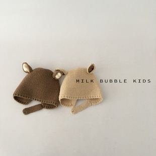 ins Korean-style Baby Hat Autumn and Winter One-year-old Women's Treasure Men's Treasure Autumn Travel Warm Knitted Baby Wool Hat