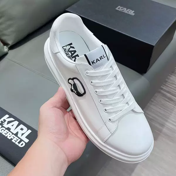 European Genuine Leather 2025 New Model Men's Shoes, High-End Casual Shoes, Thick-Soled Fashion Sneakers, Trendy Brand White Shoes