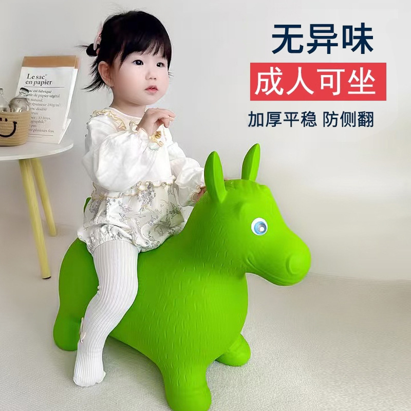 Children's Inflatable Jumping Horse Extra Large Thickened Baby Music Jumping Deer Elf Jumping Horse Non-Toxic Toy Kindergarten Children's Inflatable Jumping Horse Extra Large Thickened Baby Music Jumping Deer Elf Jumping Horse Non-Toxic Toy Kindergarten