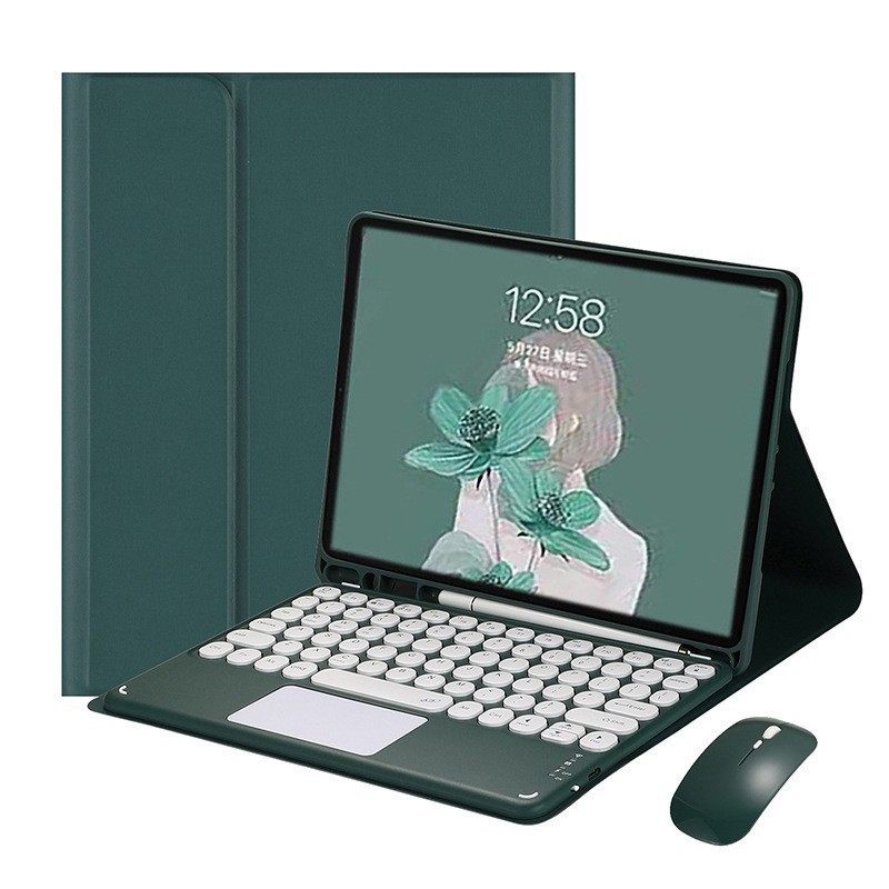 Adecuado para funda protectora para teclado iPad, succión magnética con ranura para bolígrafo air6iPad2024pro11, funda protectora para teclado Bluetooth