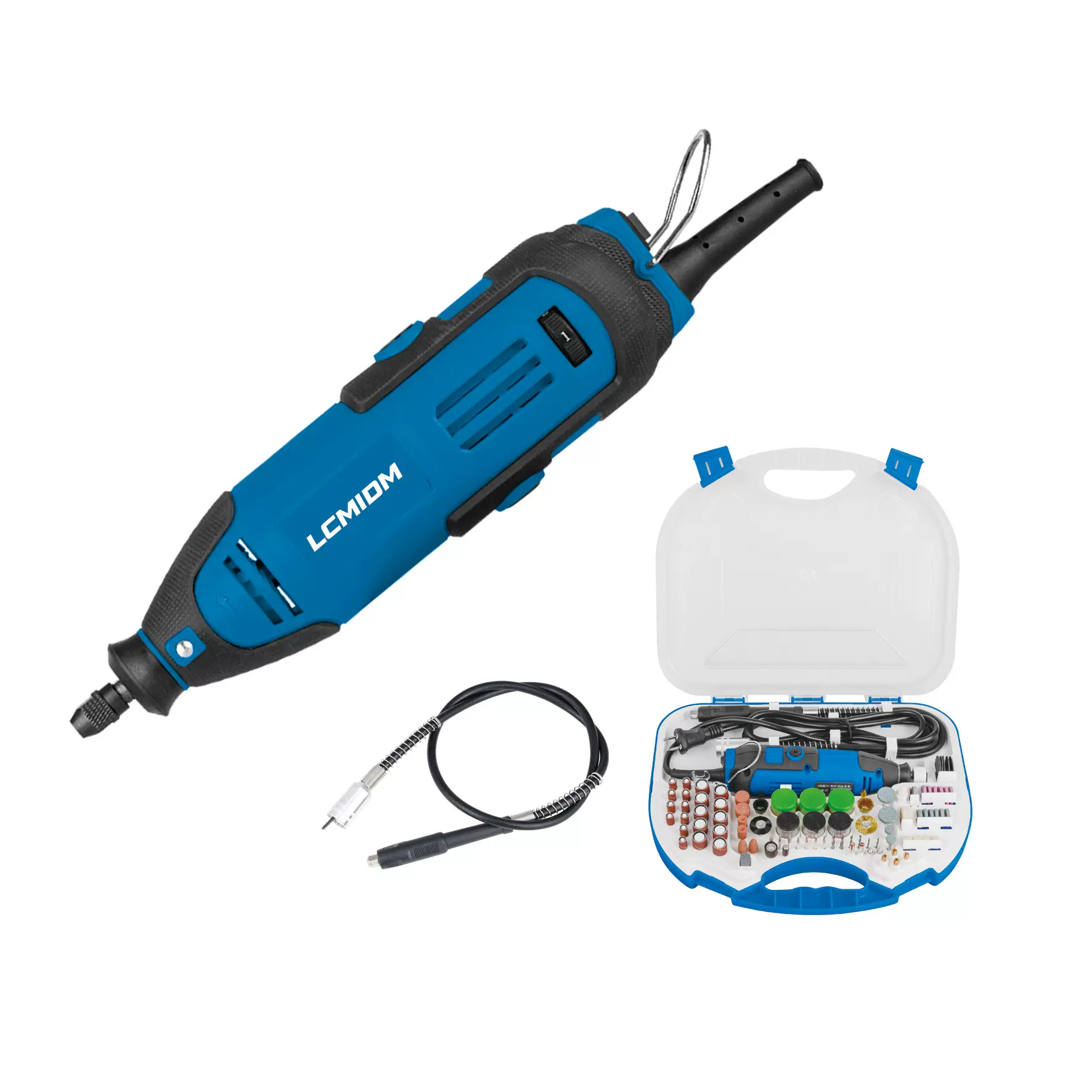 跨境外贸LCMIDM套装电磨电动工具小型直磨雕刻切割手持打磨内磨机