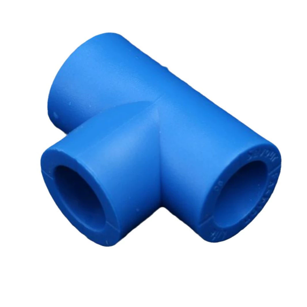 Фитинги для PPR водопровода, в наличии: 1/4"(4 мин) и 1/6"(6 мин) 1" дюйм, 20–32 мм трёхходовой, для домашней отделки, зелёные/белые/синие термоусадочные муфты, утолщённые