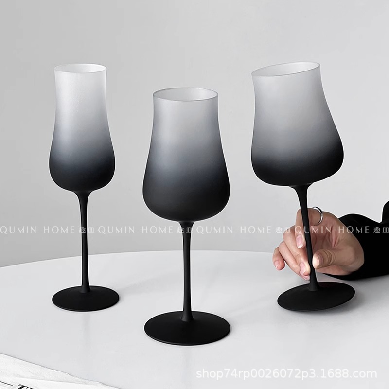 빈티지 고블 레드 와인 유리 가정용 와인 유리 세트 샴페인 유리 높은 색상 가치 크리스탈 유리 와인 유리