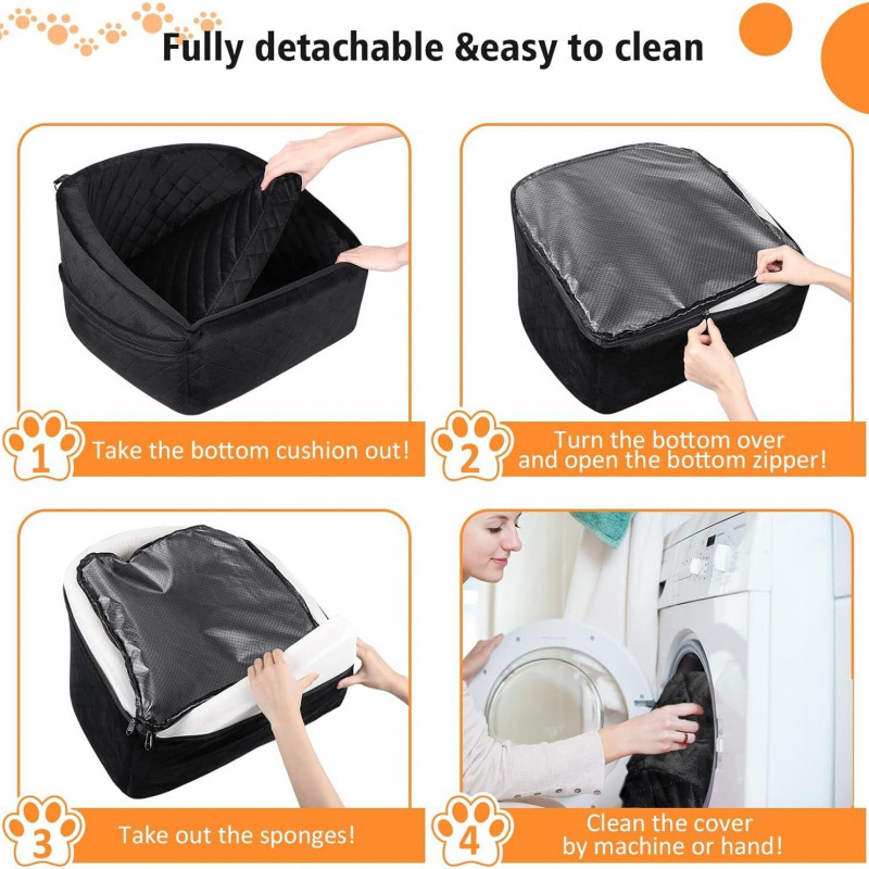 Amazon explosivo cojín de automóvil para mascotas cojín de asiento para perros pequeños y medianos asiento delantero y trasero