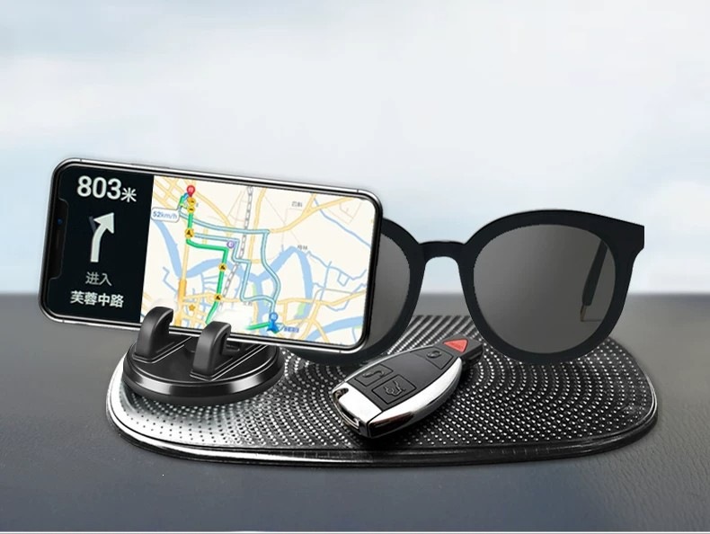 Car anti-slip mat, car accessories storage mat, in-car dashboard phone and accessory holder, high-temperature resistant