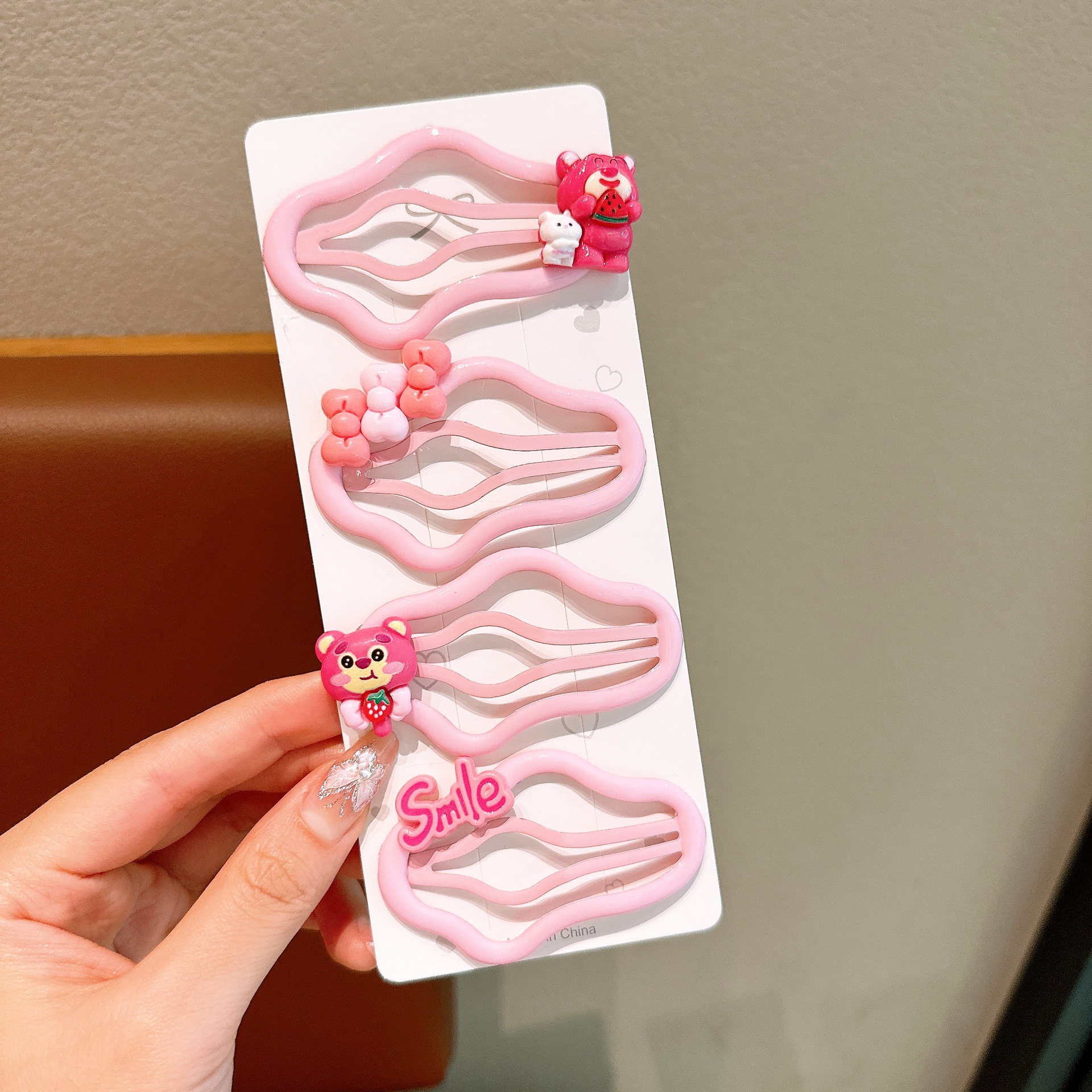 Clips de cabello nubes de verano para niños lindos clips Kulomi niñas pequeños clips de cabello rotos estudiantes bbb clips de lado mar