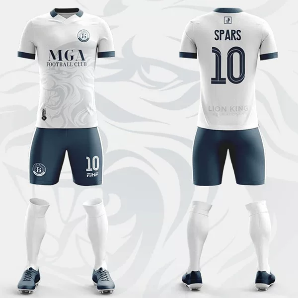 Digital Printed Football Uniforms Custom Set Quick-Drying Competition Training Team Uniforms Student Adult Football Sports Jerseys Custom