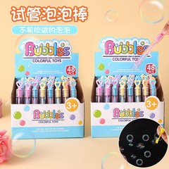 ミニハンドヘルドバブルスティック水小さなバブルブロワー水バブル液体子供のおもちゃ卸売子供公園の屋台