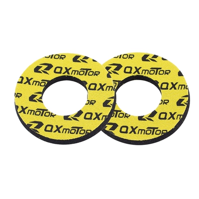 Motorcycle Handle Cover: pad, anti-wear ring - qx-yellow