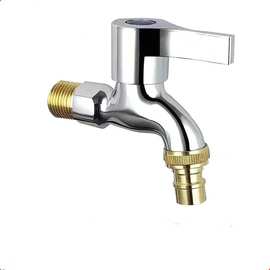 拉丝洗衣机不锈钢 分合金水嘴铜双用快开拖把池加长 水龙头