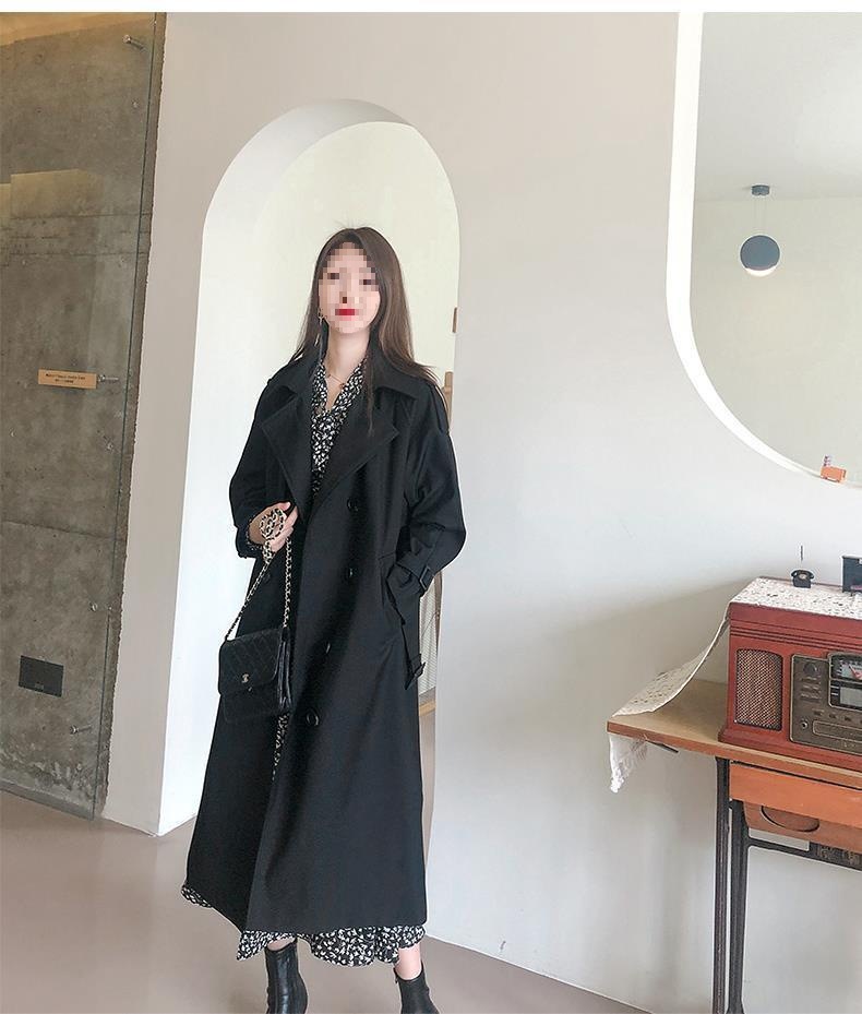 Eleganter Damen Trenchcoat Für Den Herbst Mittellang Fallend_voghion.com