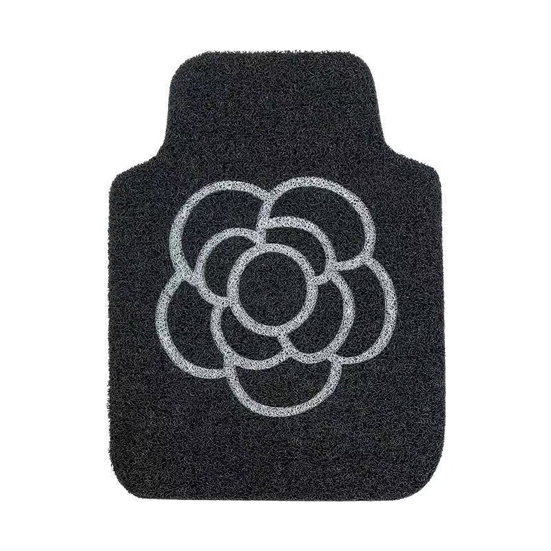 Cartoon Car Anti-Slip Dust Removal Floor Mats Cute Bunny Wire Ring Anti-Dirty Floor Mats Single Piece Four-Season Universal Car Floor Mats