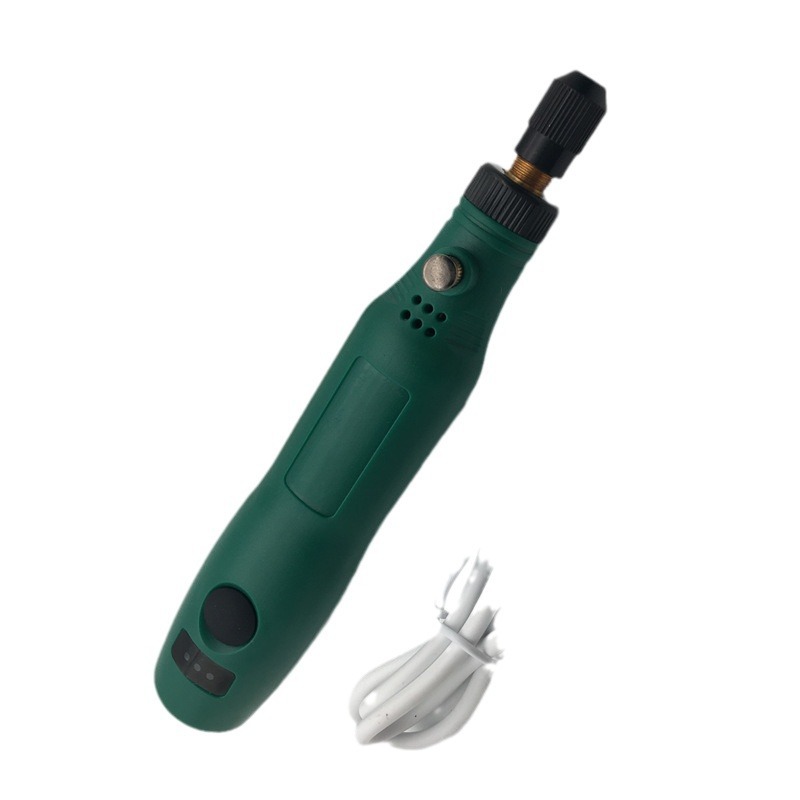 Amoladora de mano en miniatura amoladora eléctrica de carga máquina de pulir tallado melocotón núcleo pulido palabra máquina de pulir corte eléctrico pequeño taladro eléctrico