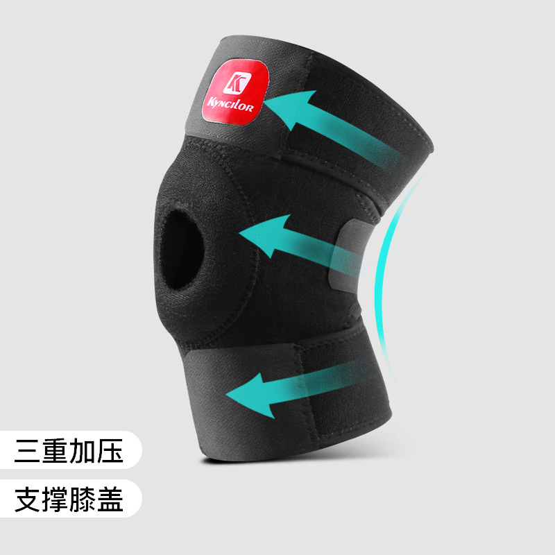 Deportes al aire libre de los hombres y las mujeres deportes running baloncesto montañismo presión transpirable rodillera protectora equipo al por mayor