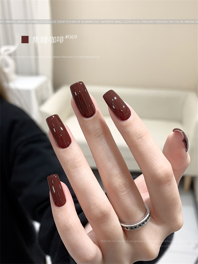 KaSi fototerapia Esmalte de uñas pegamento 2023 nueva primavera y el verano popular blanco lechoso nude rojo cereza salón especial