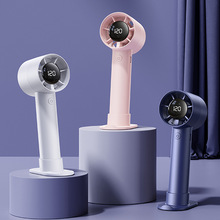 跨境高速手持风扇USB充电室内外办公室风扇学生便携式迷你小风扇